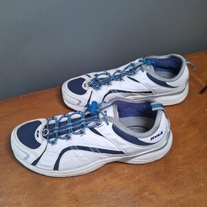 Ryka White and Blue Athletic Shoes